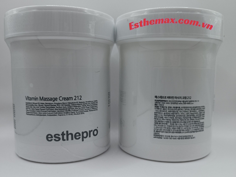 Kem massage mặt Esthepro 212 Vitamin