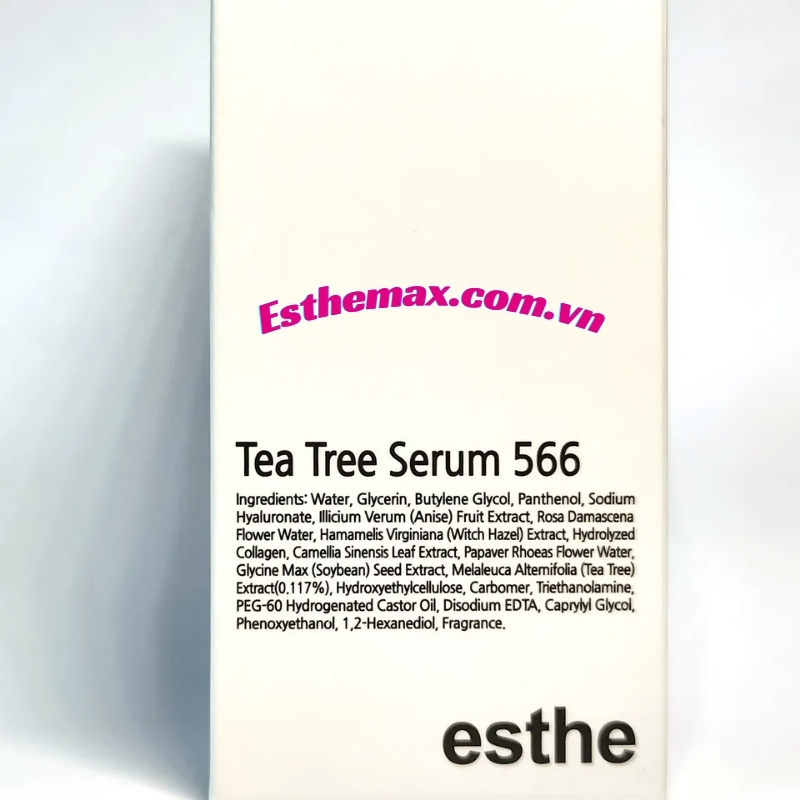 Thành phần chính trong Serum Tea Tree Esthepro 566