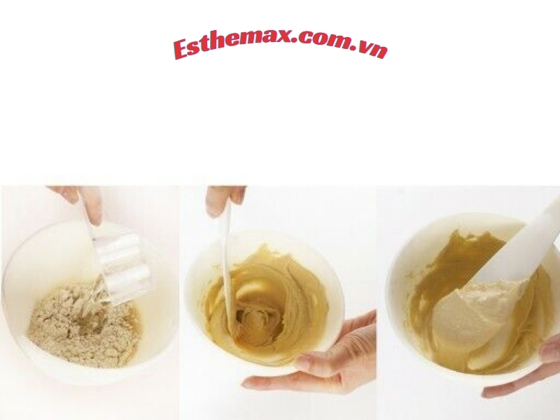 Hướng dẫn trộn bột mặt nạ trà xanh Esthemax